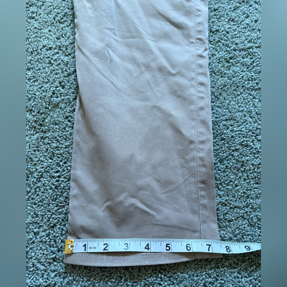 American Eagle Extreme Flex Slim Straight Tan Brown Pants Mens Size 34 Stretch - Picture 5 of 10